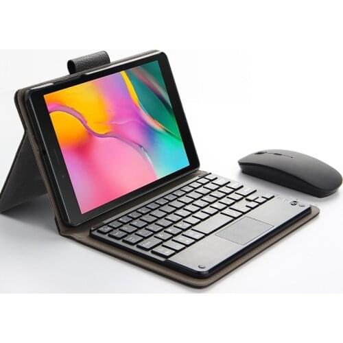 Case For Samsung Galaxy Tab A 8.0 2019 SM-T290 T297 Bluetooth keyboard Protective Cover PU Leather For Tab A 8" SM-T295 Tablet