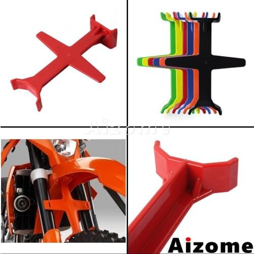11" Fork Support Motocross Plastic Seal Guard Universal Enduro Motorcycle Fork Stand Saver For Kawasaki Yamaha Suzuki Honda