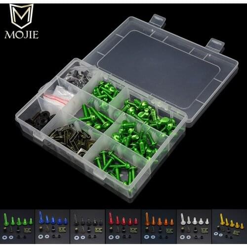 For Kawasaki Ninja ZX6R Motorcycle Fairing Bolt Screw Fastener Nut Washer For Kawasaki 2005 2006 Ninja ZX-6R 2005 2006 ZX7R ZX9R