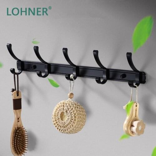 Lohner Hole-Free Hook Door Seamless Wholesale Nordic Creative New Kitchen Storage bathroom organizer badkamer accessoires