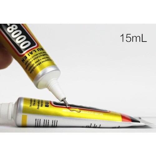 E8000 15ml Liquid Multipurpose Industrial Adhesive Jewelry Crafts Crystal Rhinestone DIY Phone Case Screen Glass Glue Nail Gel