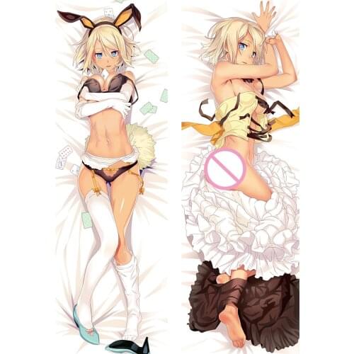Gobsk 2020 Update Japanese Anime Dakimakura Body Pillow Case Otaku Gamblers never pray Hugging Body Pillow Cover Case #20445