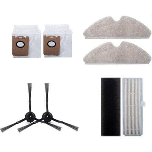 HEPA Filter Side Brush Dust Bag Mop Cloth for Uoni V980 Plus Robot Vacuum Cleaner Parts Accessories