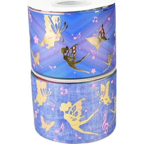 HSDRibbon 75mm 3inch hsd-design custom Pattern on Grosgrain Ribbon