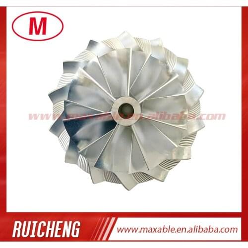 K26 60.00/82.50 mm 7+7 blades high performance turbocharger billet/milling/aluminum 2618 compressor wheel