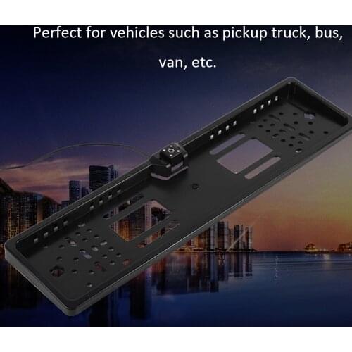 Rear View Camera CCD HD Universal European Reversing Camera License Plate Frames Night Vision with LED Car Camera Waterproof