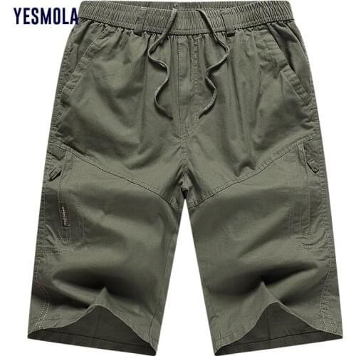 YESMOLA 2021 Summer Outdoor Mens Shorts Cotton Casual Sports Short Drawstring Short Pants High Quality Shorts Oversized