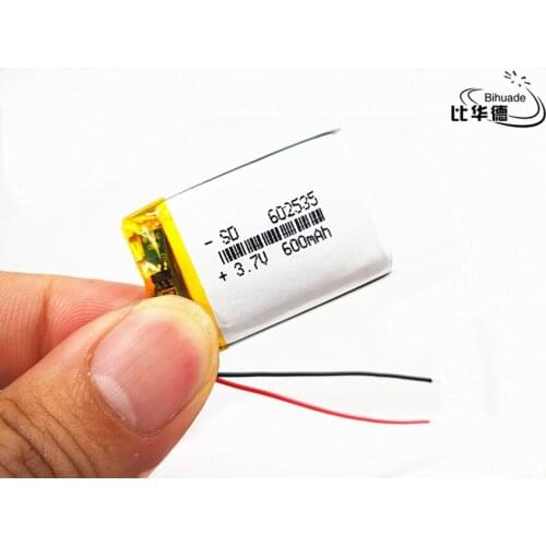 Liter energy battery Good Qulity 3.7V,600mAH 602535 Polymer lithium ion / Li-ion battery for tablet pc BANK,GPS,mp3,mp4