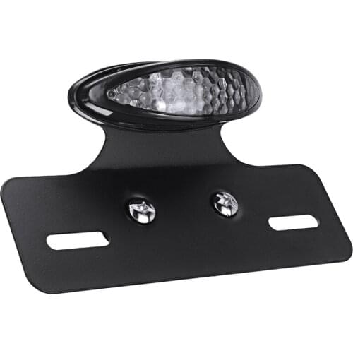 Motorcycle Motorbike White Red 28 LED 12V 3 Wire Rear Tail Light Brake Stop Light License Plate Light Kit Multifunction Lamp