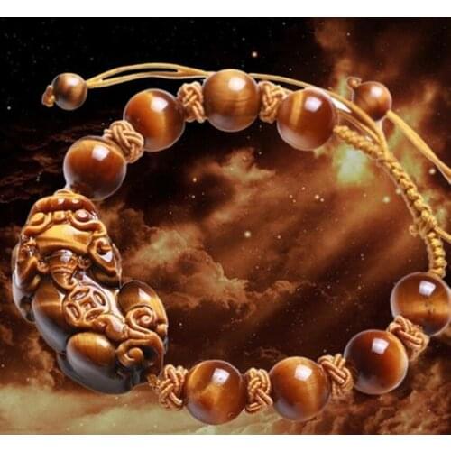 Natural Yellow Stone Braided Bracelet Jades Beads for Women Men Jewelry Female Bracelet Round Bangle Fashion Accessories
