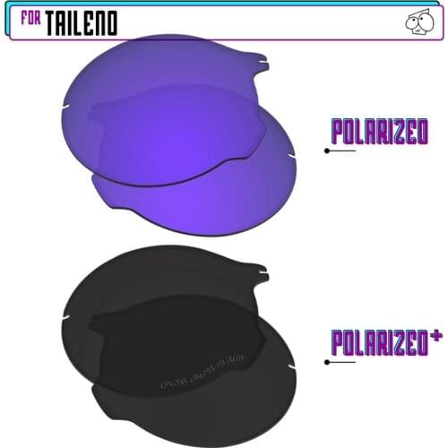 EZReplace Polarized Replacement Lenses for - Oakley Tailend Sunglasses - BlackP Plus-PurpleP