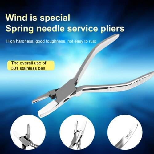 Spring Removal Pliers Professional Anti-rust Stainless Steel Musical Instrument Strings Repair Pliers for Improvement