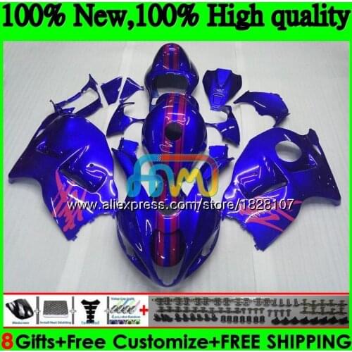 Blue Pink hot Body For SUZUKI Hayabusa GSXR 1300 GSXR1300 96 97 98 99 01 48BS.19 GSXR-1300 1996 1997 1998 1999 2000 2001 Fairing