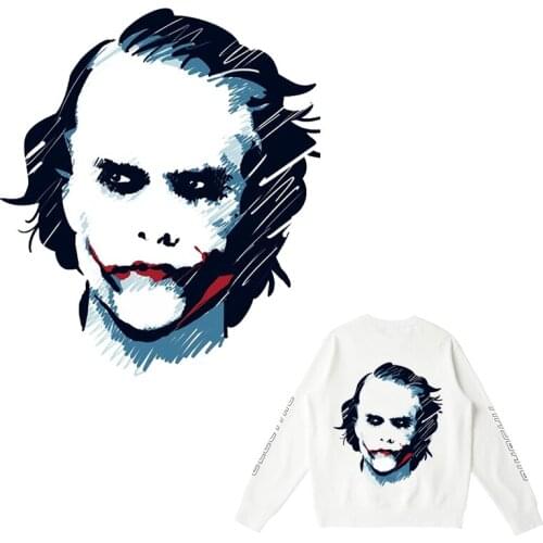 Movie Man Patches Thermal Sticker on Clothes Fabric Iron-on Transfers for Clothing Thermoadhesive Patch Diy Applique for T Shirt