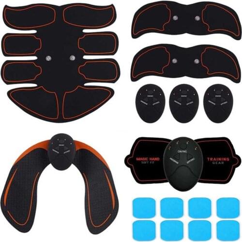 Electric ABS Wireless Muscle Simulators Smart Fitness Abdominal Training Device Electric Body Exerciser Belly Leg Arm Workout