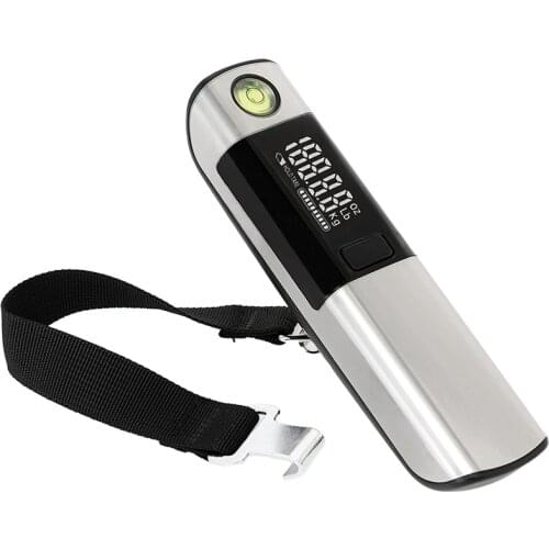 Luggage Scale with Built-in Tape Measure, with Horizontal Bubble Digital Portable Travel Suitcase Weigher (Digital)