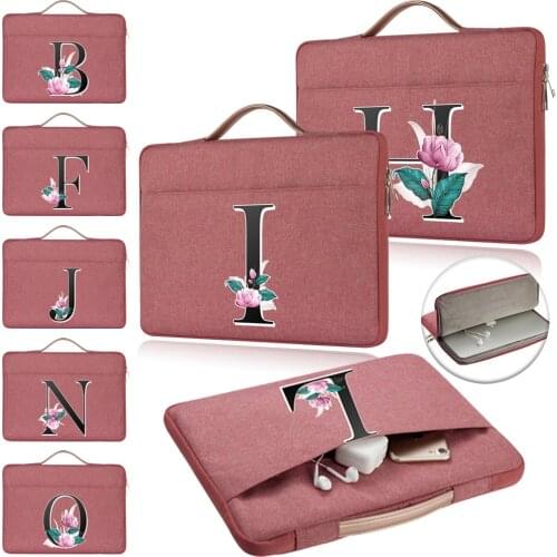 Waterproof Sleeve Case for Apple Pro 13/Air 13/Pro 15/Air 11/White 13/Old White 13/12" Travel Bag Letter Pattern Business Laptop