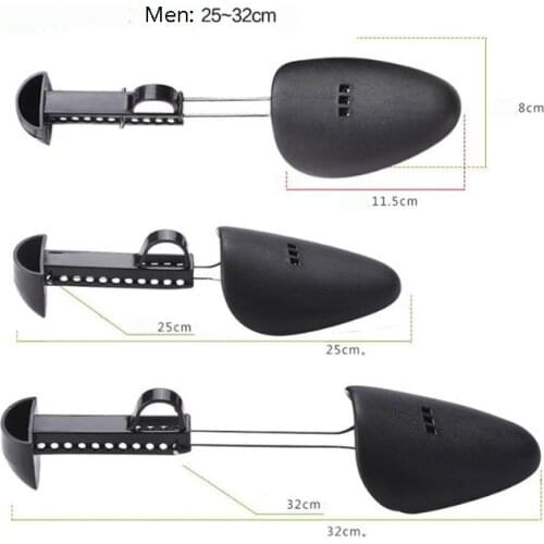 1 Pair Shoe Stretcher Shoe Trees For Women Men Black Brown Adjustable Expander Extender For Shoes Support Keeper Unisex Solid