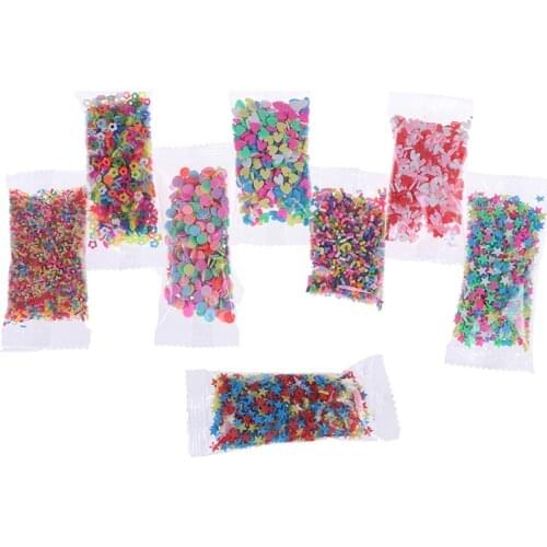 10g Fake Sprinkles Decoration For Slime Filler DIY Slime Supplies Simulation Candy Cake Dessert Toys Slime Mud Clay Accessories