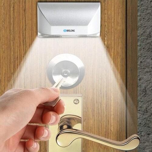 4 LED lamp beads smart door lock light, human body induction night light, home accessories