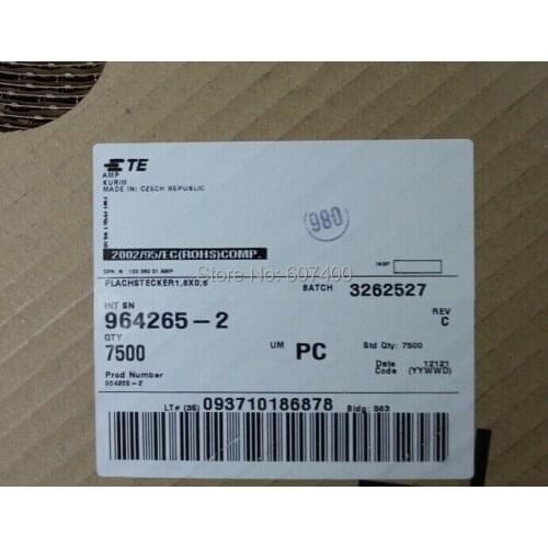 964265-2 CONN TAB CONTACT 24-20AWG TIN TYCO terminals TE terminals AMP connectors terminals 100% new and original parts