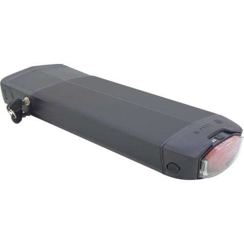 Ebike rear rack battery pack 36V 10Ah 12Ah 15Ah 250W 350W 500W electric bicycle batteries with 42V charger