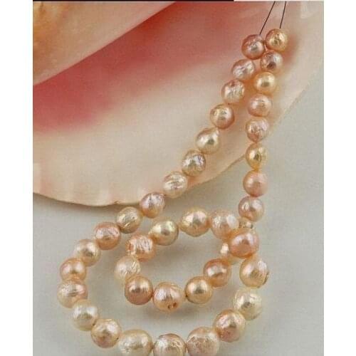12mm Australian SOUTH SEA gold pink kasumi PEARL NECKLACE 18inch
