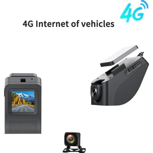 4G Smart HD 1080P Car DVR GPS Remote Monitoring Dual-mode Positioning Video Recorder Applicable to Car-hailing Truck Excavator