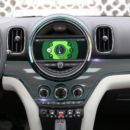 Car Interior Central Control Console Gear Panel Bra Invisible Protective Film for MINI Cooper Countryman 2017 F60 Accessories