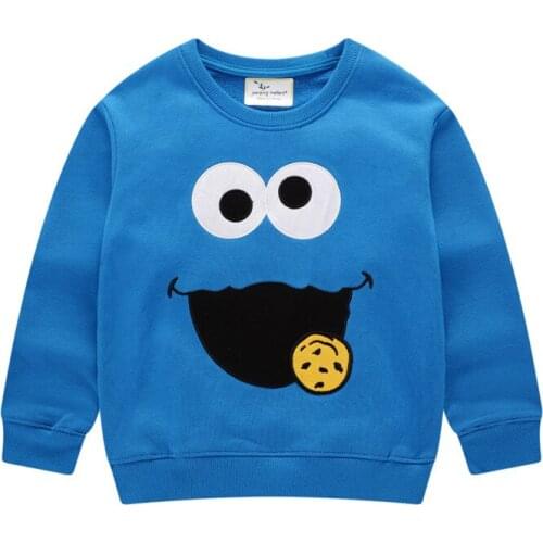 Children Clothes Kids Tops Shirts New Arrival Cartoon Print Girls Boys Sweatshirts Cotton Hoodies Shirts