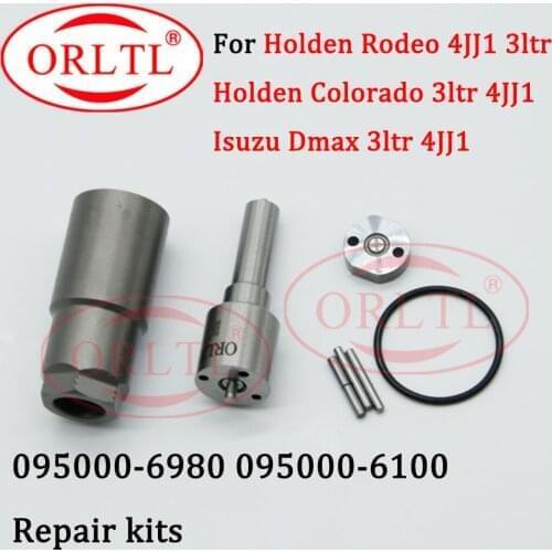 Nozzle DLLA152P980 093400-9800 Control Valve Plate 10# Diesel Injector Repair Kits For Isuzu Dmax 095000-6980 8-98011604-1