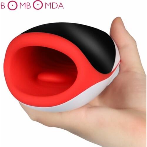 Deep Throat Male Masturbator Heating Realistic Oral Masturbation Cup Sex Machine Vibrating Pussy Blowjob Aircraft Cup Sex Toys