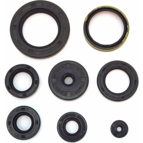 Engine Oil Seal Kit For Honda CB350 CL350 Scrambler SL350 Twins 1968-1973 8 Seals