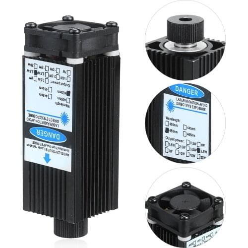 Laser Module Laser Head 450nm Blue Lase Laser Head for Laser Engraving Machine Wood Marking Cutting Tool