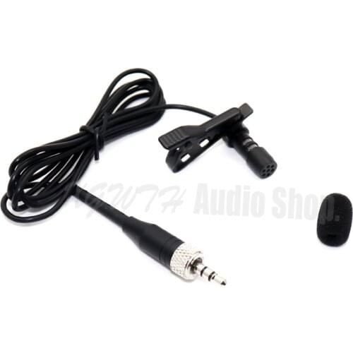 Mini Lavalier Lapel Condenser Microphone Professional Cardioid Mic for Sennheiser Shure Microphone Wireless BodyPack Transmitter