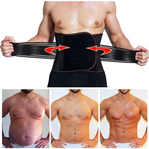 Modeling Straps Waist Trainer Men Slimming Belt Belly Corset for Men Body Shaper Abdomen Shaperwear