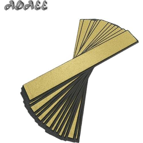 Adaee 3 pieces Set Titanium Diamond Sharpening Stone For Pencil Sharpener 240 600 1000 Grit 5.9*0.8*0.2