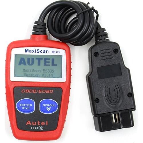 Newest OBD2 MaxiScan MS309 CAN BUS Code Reader EOBD OBD II Diagnostic Tool MS309 KW806 Code Scanner PK OM121 AD310 MS300