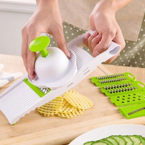 Slicer Vegetables Cutter with Stainless Steel 5 Rvs Blade Carrot Grater Onion Dicer Slicer Kitchen Accessories Cooking Gadgets