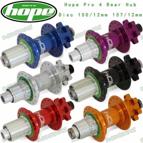 HOPE Pro 4 Hub Front 32H QR 20x110/15x100 Rear 12x142 Boost 12x148 / XD aluminum alloy forging CNC for DH AM FR ENDURO