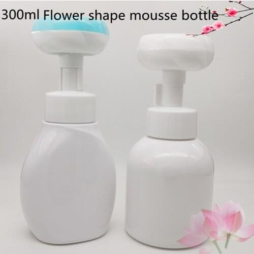 300ML Plastic Foaming Bottle Soap Mousses Liquid Dispenser empty Shampoo Lotion hand sanitizer Foam refillable Bottles