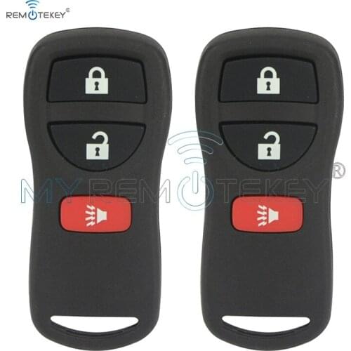 Remtekey 2pcs KBRASTU15 3 button 315Mhz for Nissan Armada Frontier Murano Pathfinder Quest Titan Xterra 2005 2006 2007 Key Fob