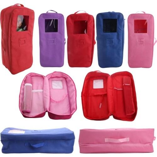 Doll Bags 5 Colors Doll Backpack (Only sell bags) For 18 Inch American&43 Cm Baby New Born Doll Our Generation Girl`s Toy