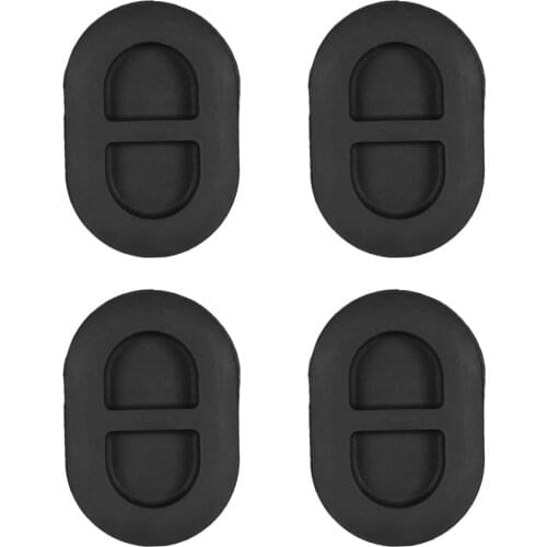 4Pcs Black Floor Pan Drain Plug Rear Floor Pan Body Plug Small Rubber Plug Fit for Jeep Wrangler JK JL Car Styling