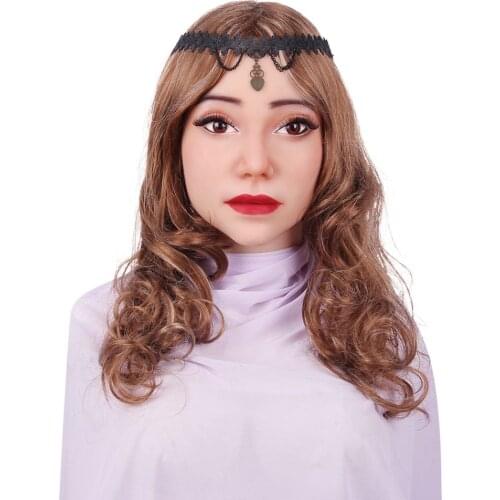 WOMEN Silicone Head Cover Makeup Crossdresser Cosplay Beauty Mask Collection Realistic Male to Female realistic silicone masks