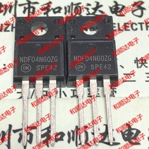 10pcs / lot NDF04N60ZG new stock TO-220F 600V 4A
