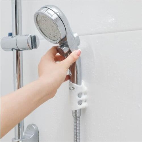 3pcs Shower Head Holder Suction Cup Reusable Durable Removable Silicone Shower Handheld Bathroom Tool Wall Rack Stand