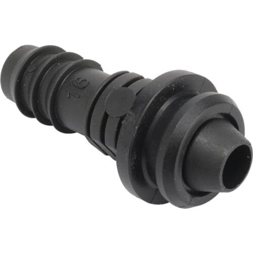 Garden 12mm to 16 mm Pipe Interface Barbed Connector with Rubber Seal Rings Gasket Garden Irrigation Hose Tube Connectors 6 Pcs