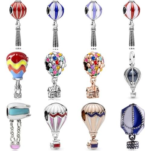 2020 New Fashion Jewelry Fit Pandora Balloon Charms Bracelet Diy Pendant Bead Bangle 3MM Snake Chain For Women Gift