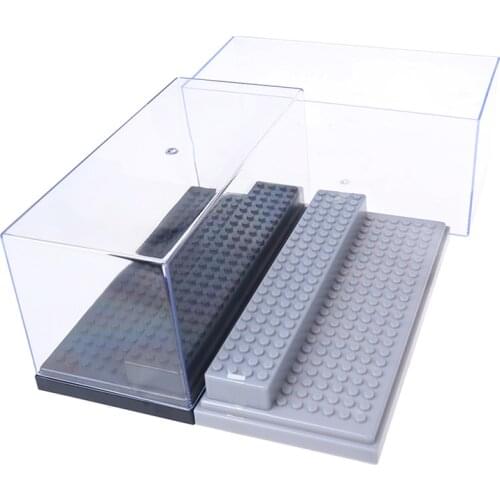 2 Steps Display Case/Box Dustproof Show Case For Acrylic Plastic Display Box Case